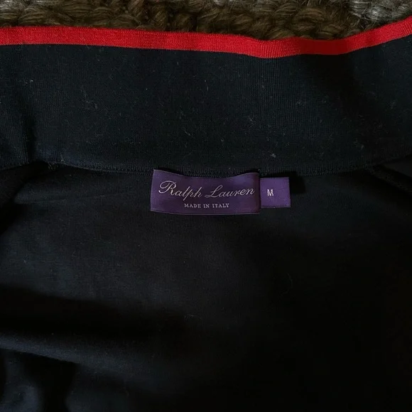 Ralph Lauren Purple Label Uniform Embellished Full Zip - Picture 3 of 9